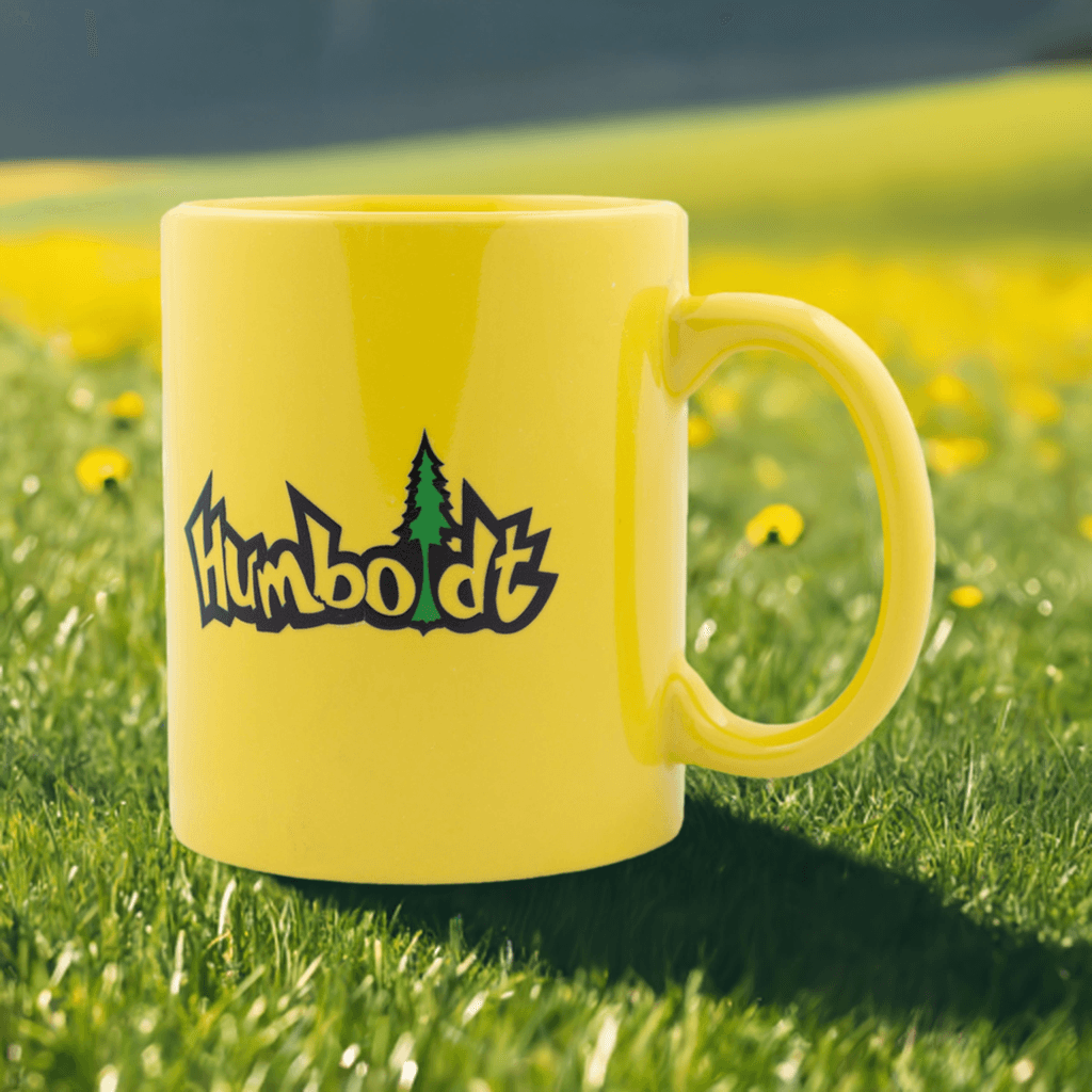 11oz Treelogo Ceramic Mug Yellow