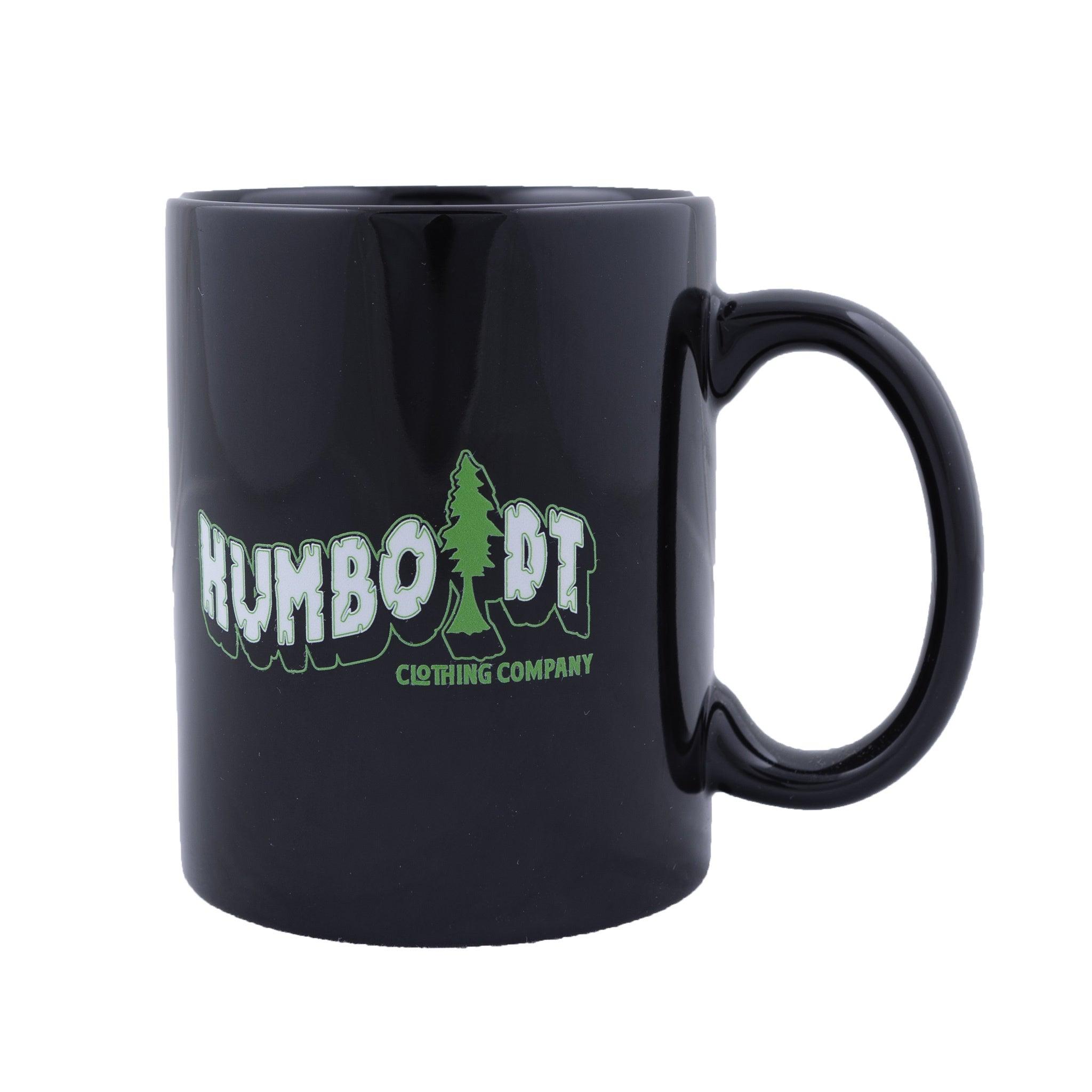 11oz 3D Wavy Logo Black Ceramic Mug