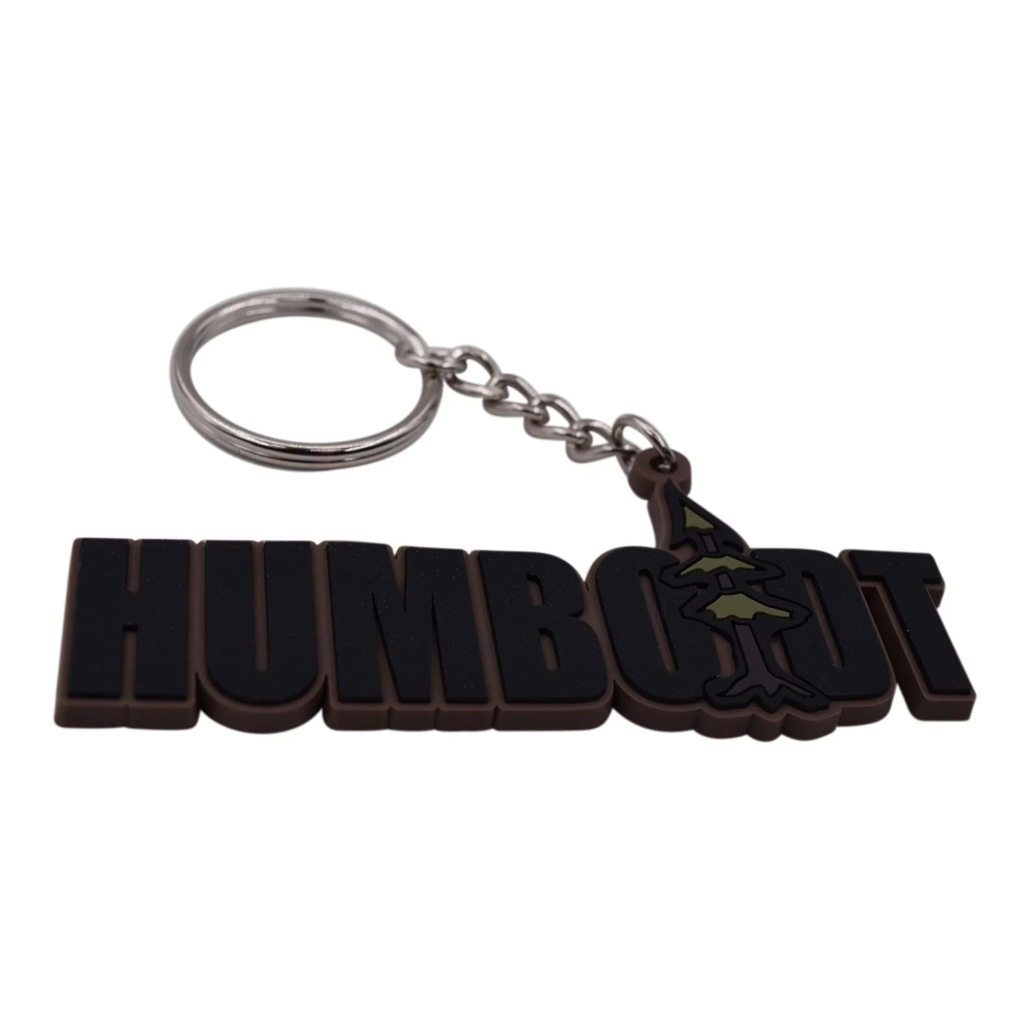Humboldt keychain with tree design, rugged outdoor accessory for Northern California style