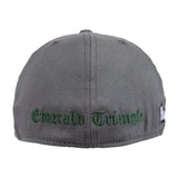 Flat Bill Celtic Triangle Flex Hat DarkGrey-Green