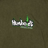 Humboldt Small Logo Mineral Wash Tshirt Vintage Olive