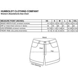 Tie Dye Women's Boardshorts - Humboldt Clothing Company