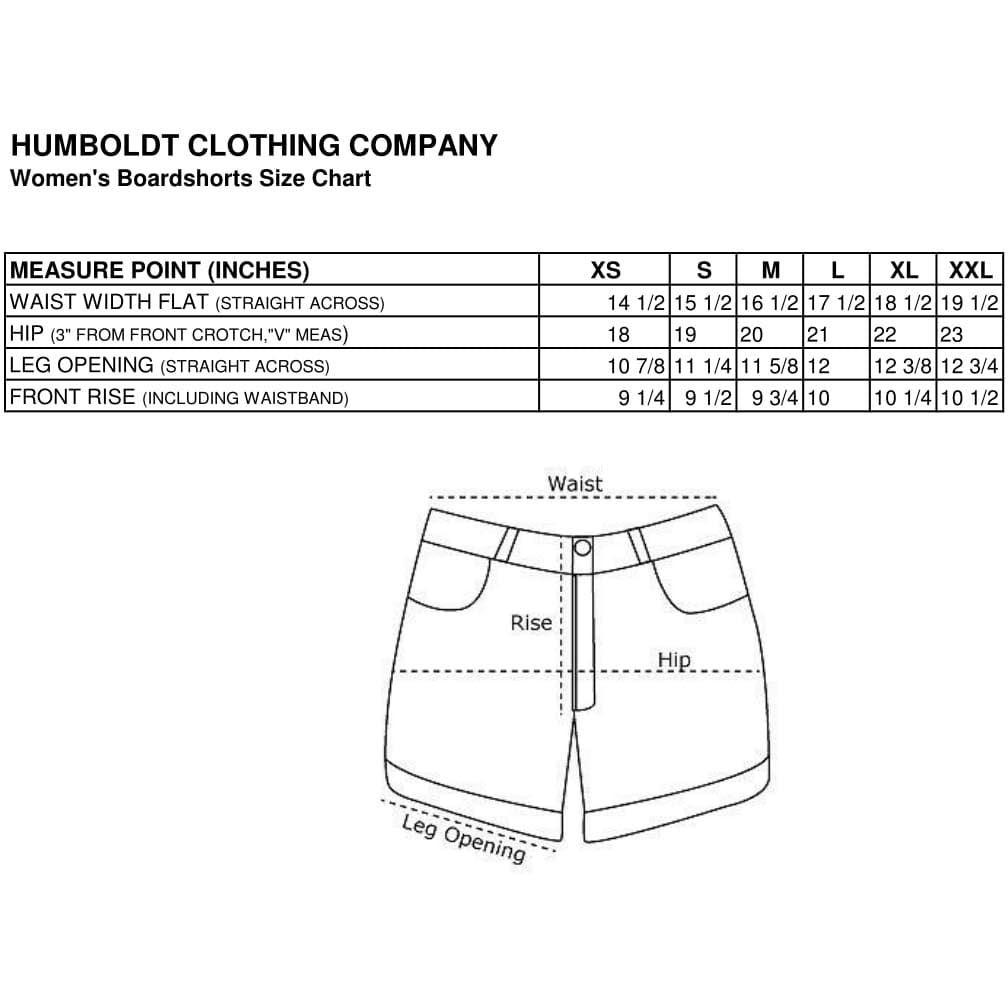 Rasta Women's Boardshorts - Humboldt Clothing Company