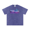Spaced Out Snow Washed Oversized Cotton TShirt - CUSTOM ORDER