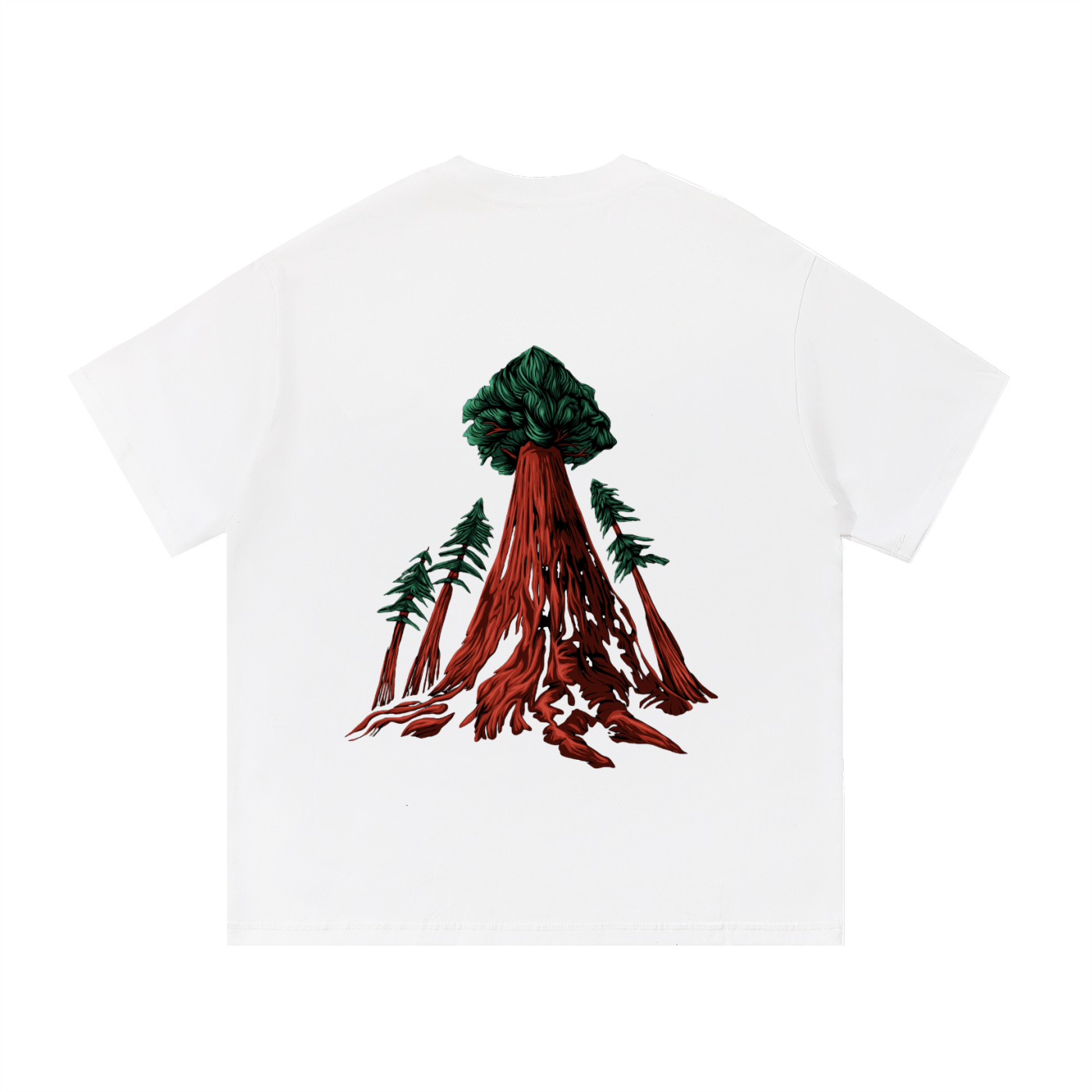 Big Trees Essential Cotton T-Shirt-CUSTOM ORDER
