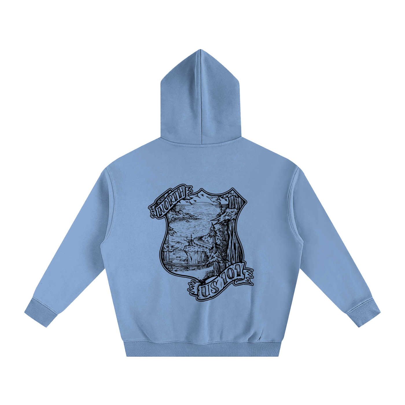 101 North Oversize Fleeced Hoodie-CUSTOM ORDER