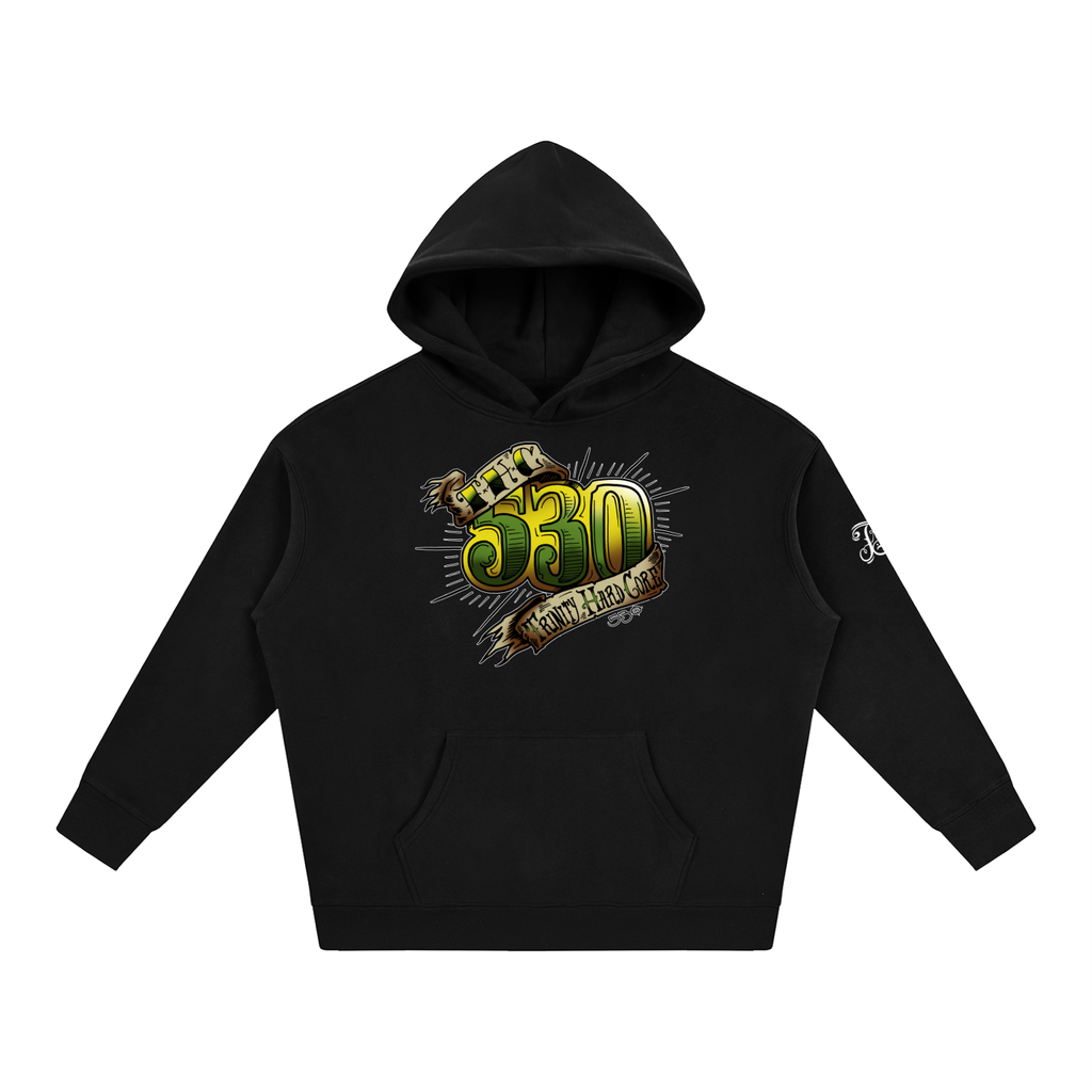 530 THC Oversize Fleeced Pullover Hoodie - CUSTOM ORDER