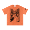 Highway 36 Snow Washed Oversized Cotton TShirt Black Ink Colorway - CUSTOM ORDER