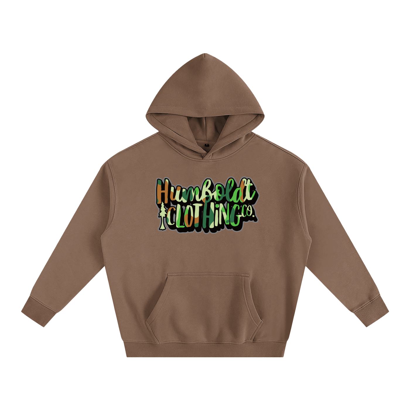 Chromatic Camo Oversize Fleeced Hoodie-CUSTOM ORDER