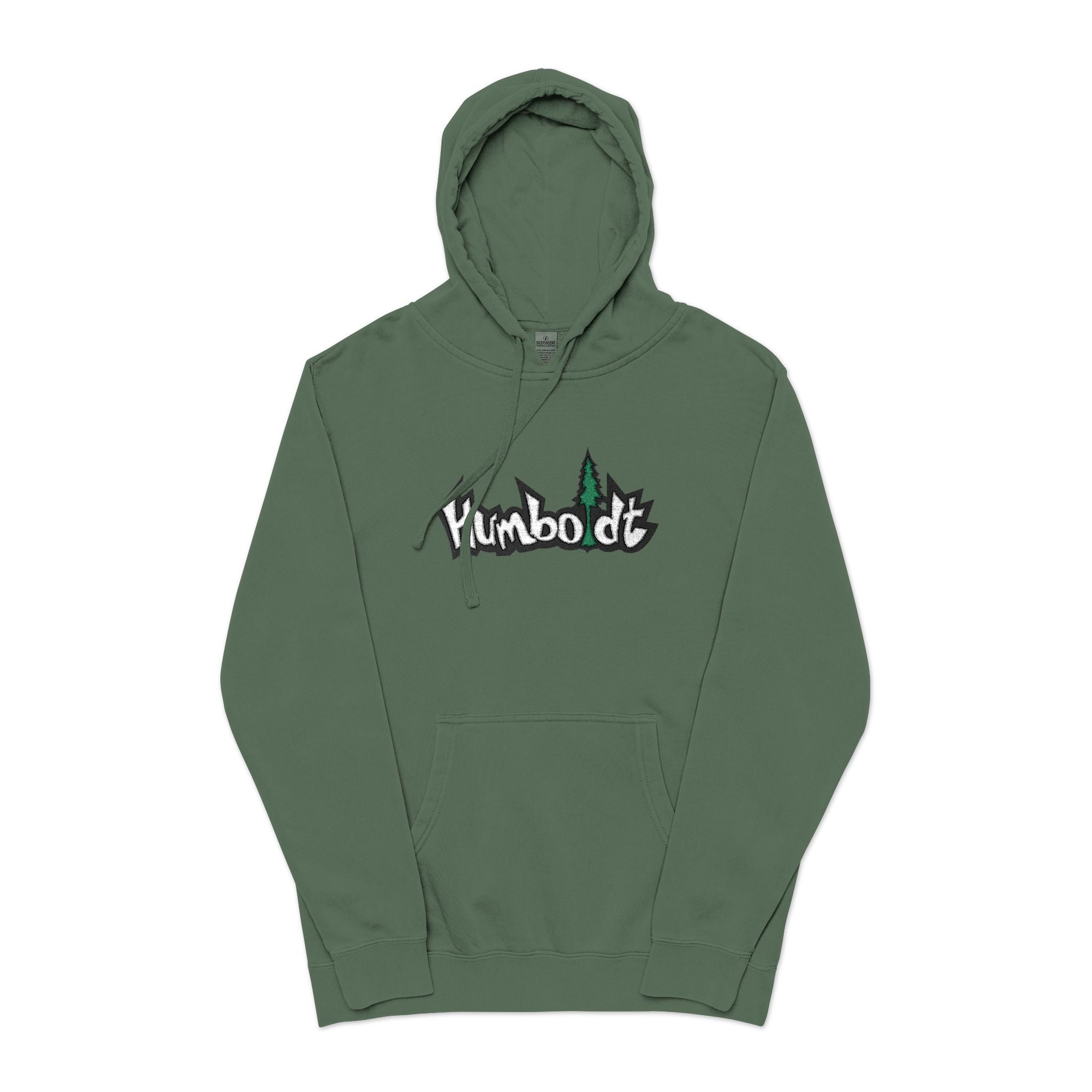 Big Treelogo Pigment Dyed Pullover Hoodie
