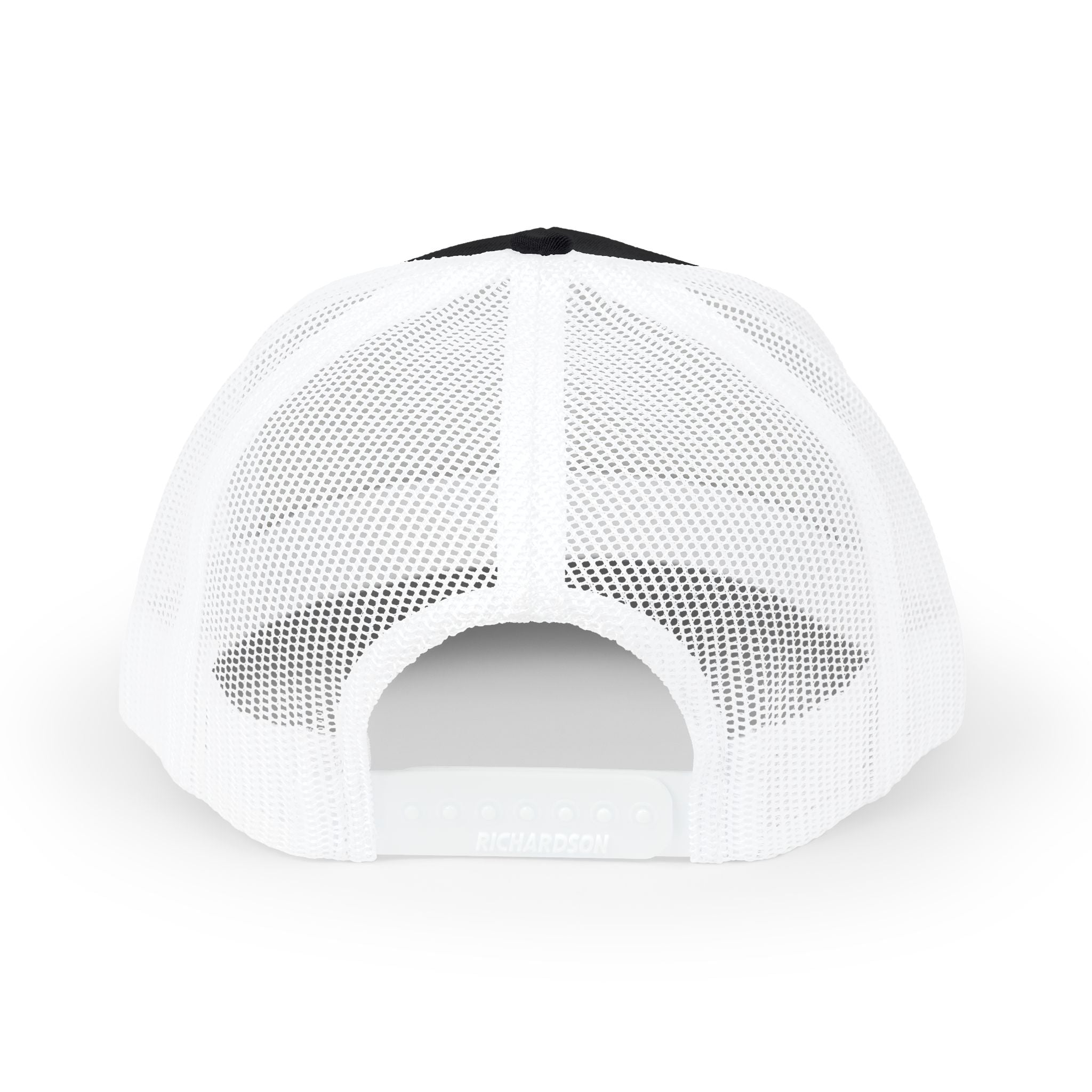 Treelogo Outline Trucker Richardson 112 Snap Hat-Wht outline