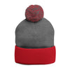Treelogo Outline Pom Foldup Beanie