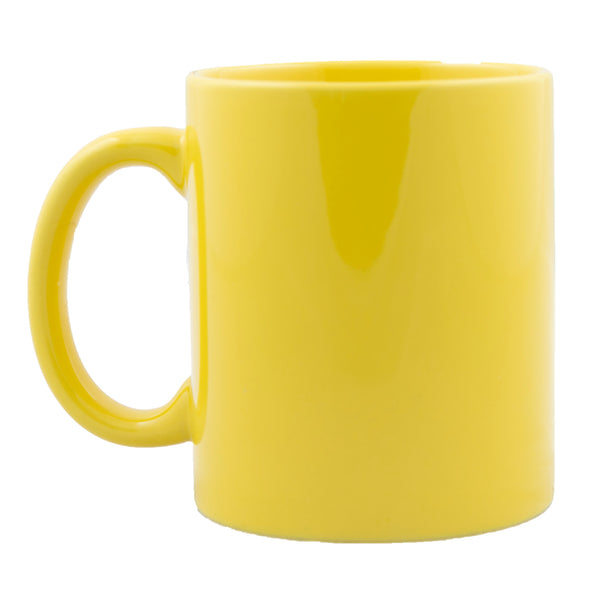 11oz Treelogo Ceramic Mug Yellow