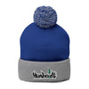Treelogo Outline Pom Foldup Beanie