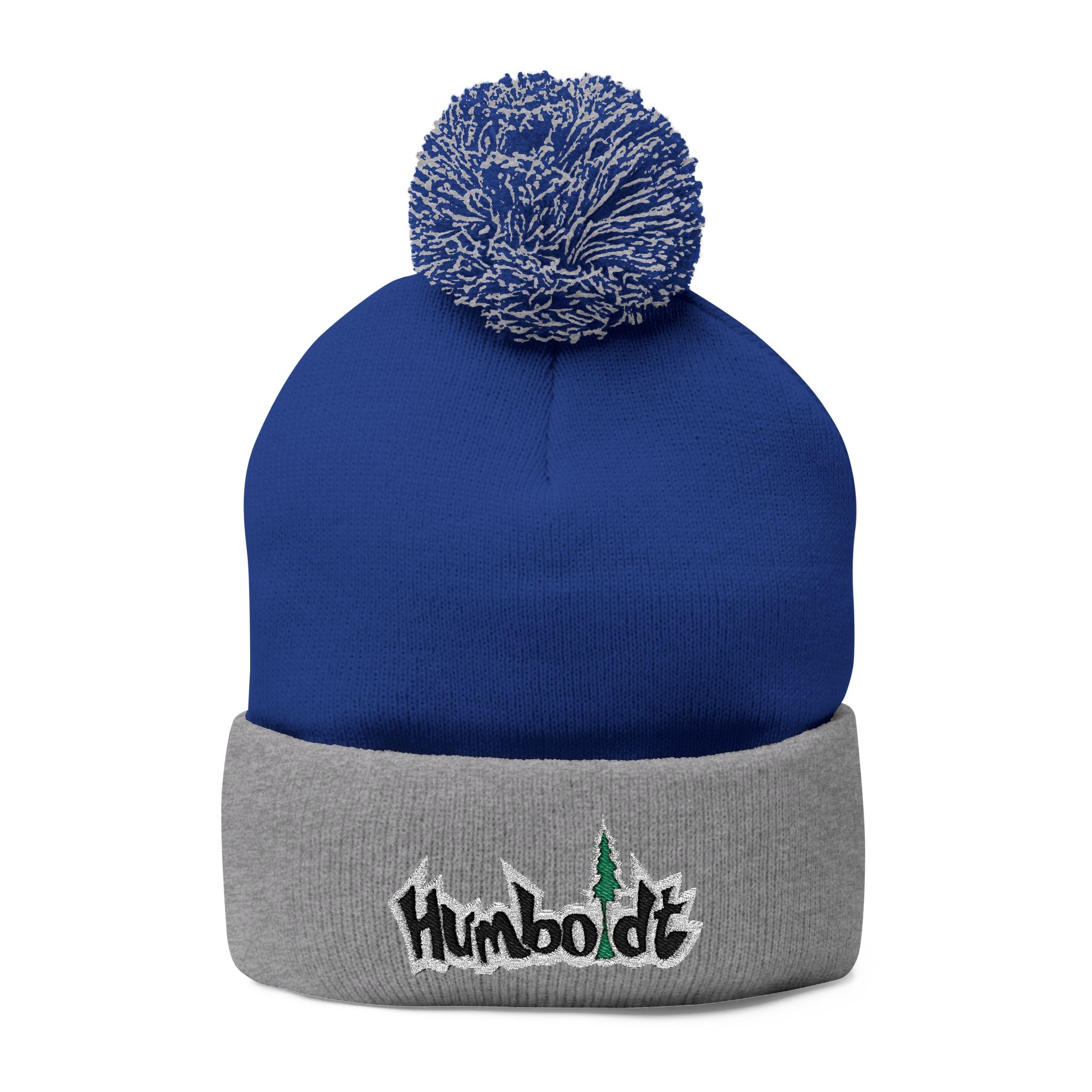 Treelogo Outline Pom Foldup Beanie