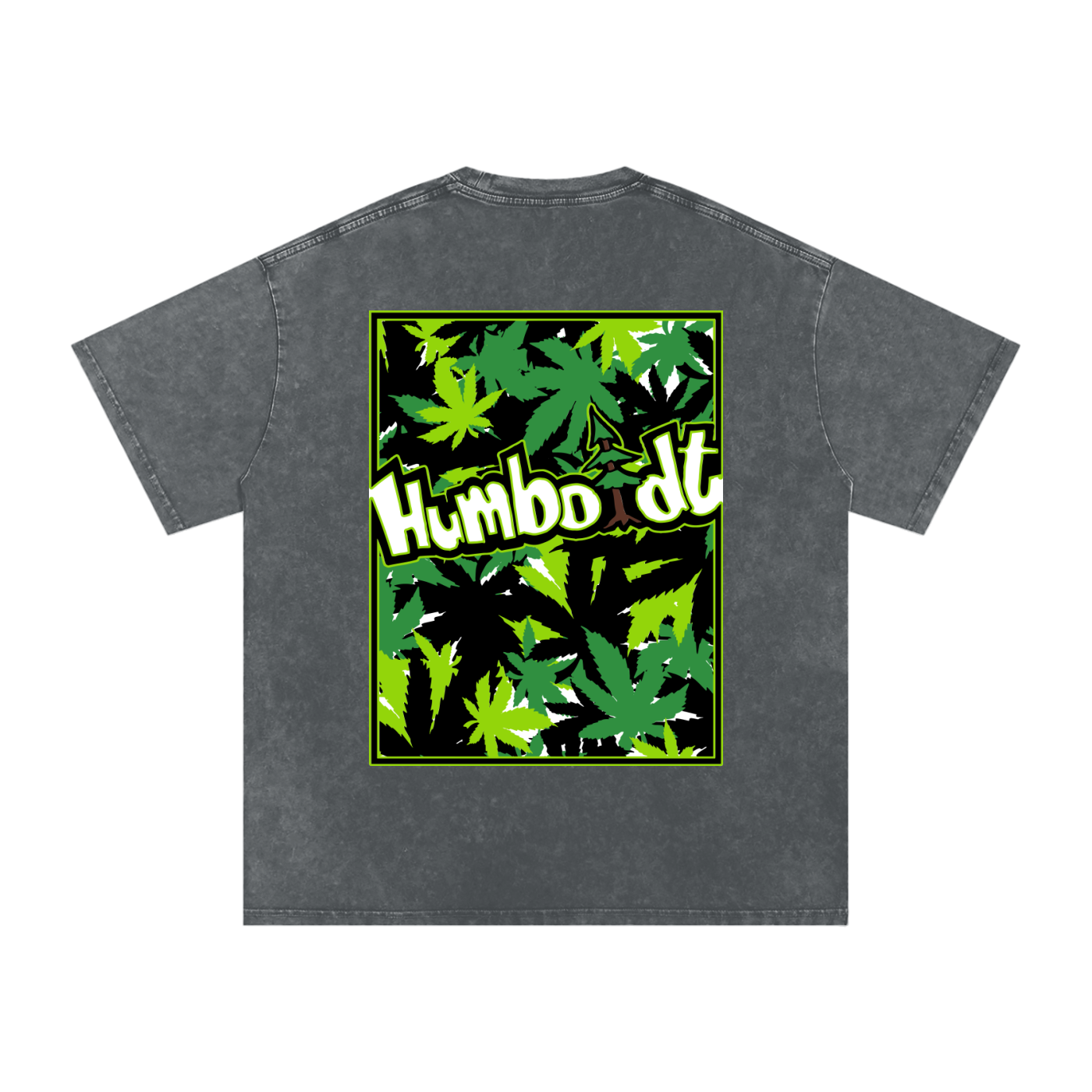 Aloha Humboldt Snow Washed Oversized Cotton TShirt - CUSTOM ORDER