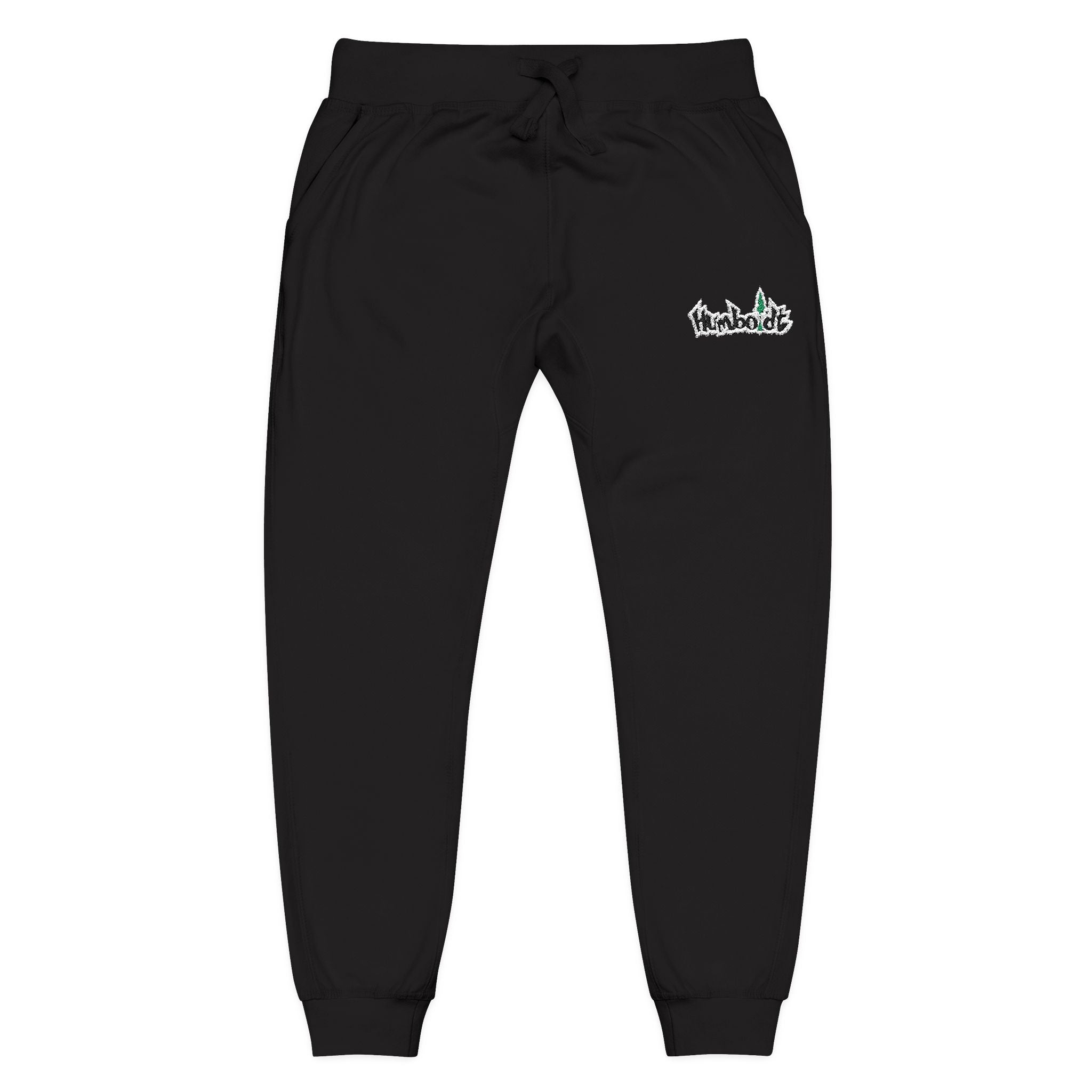 Treelogo Outline Embroidered Unisex Fleece Sweatpants
