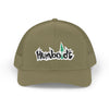 Treelogo Outline Trucker Richardson 112 Snap Hat-Wht outline