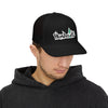 Treelogo Outline Trucker Richardson 112 Snap Hat-Wht outline