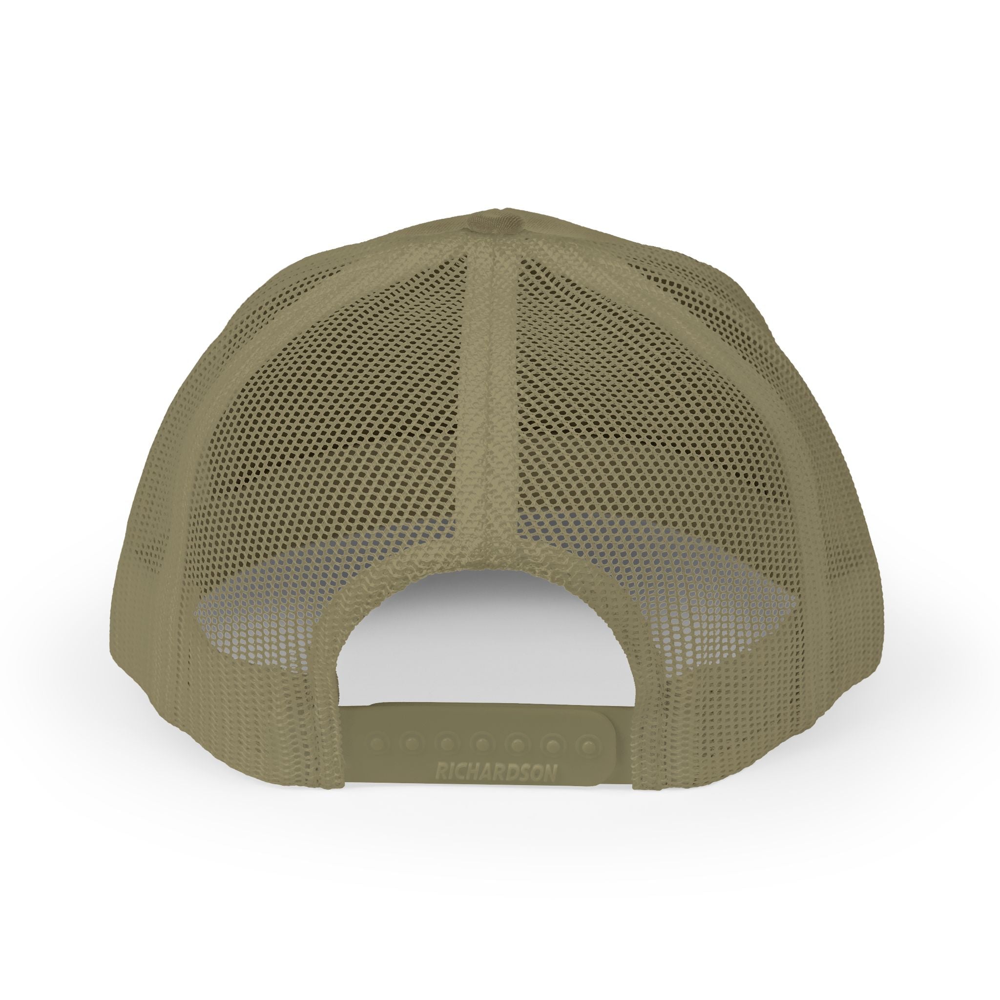 Treelogo Outline Trucker Richardson 112 Snap Hat-Wht outline