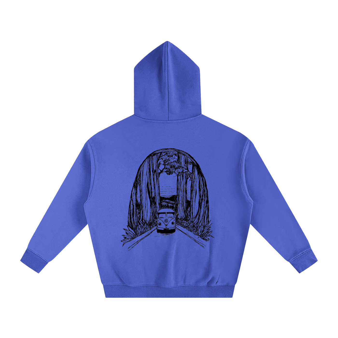 V Dub Oversize Fleeced Hoodie-CUSTOM ORDER