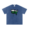 707 Trees Snow Washed Oversized Cotton T-Shirt-CUSTOM ORDER