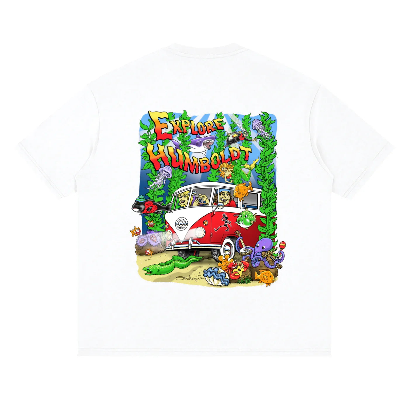 Explore Humboldt Streetwear Loose Drop Shoulder TShirt - CUSTOM ORDER