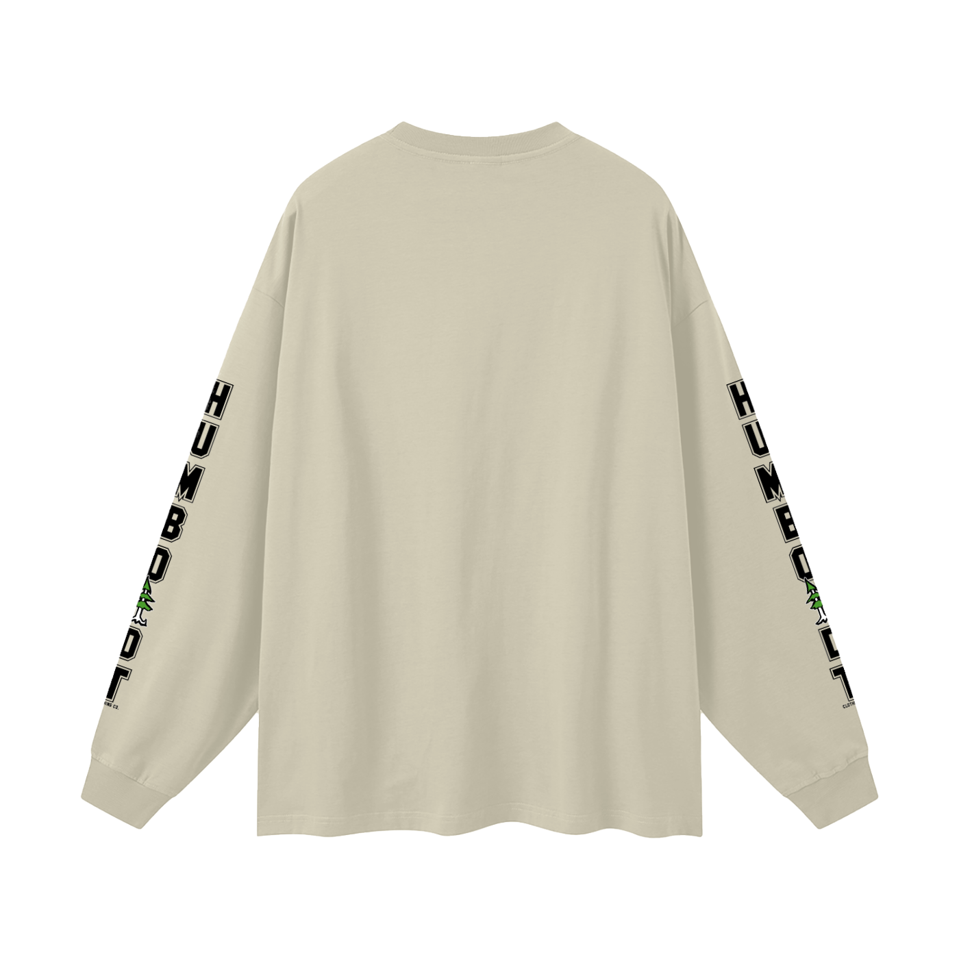 Collegiate Oversized Unisex Long Sleeve Tshirt - CUSTOM ORDER