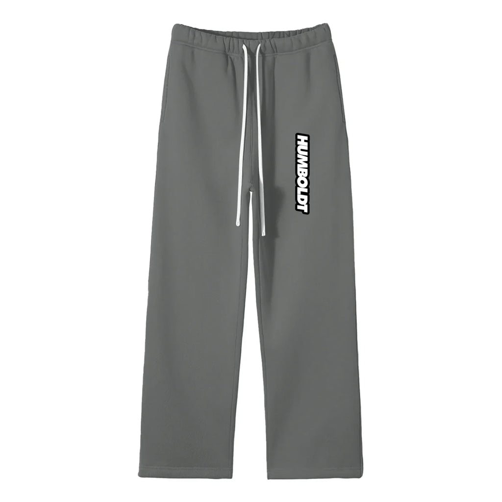 Streetwear Unisex Solid Color Fleece Straight Leg Sweatpants - CUSTOM ORDER