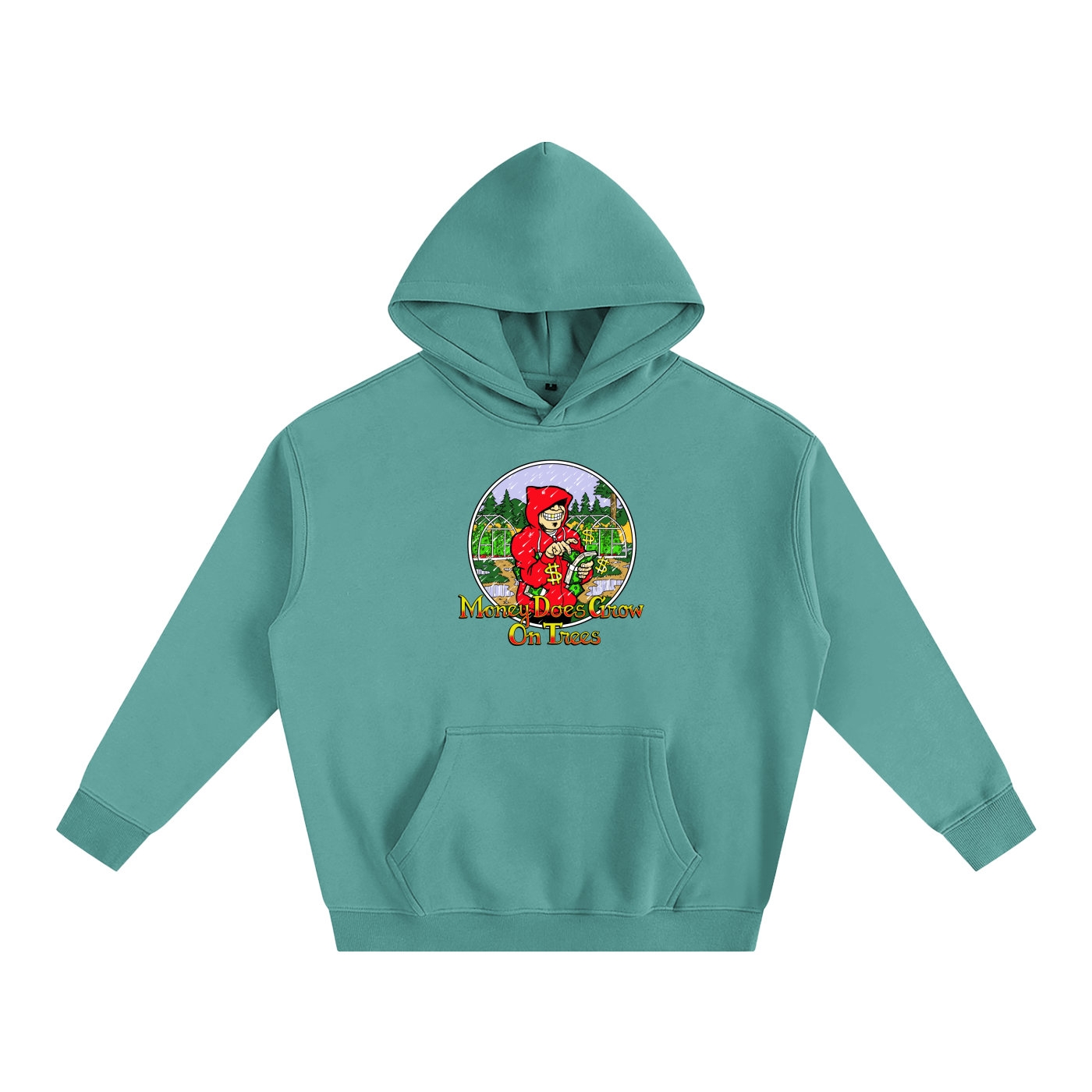 Money Trees Oversize Fleeced Hoodie-CUSTOM ORDER