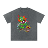 Woody Red Eyes Snow Washed Oversized Cotton TShirt - CUSTOM ORDER