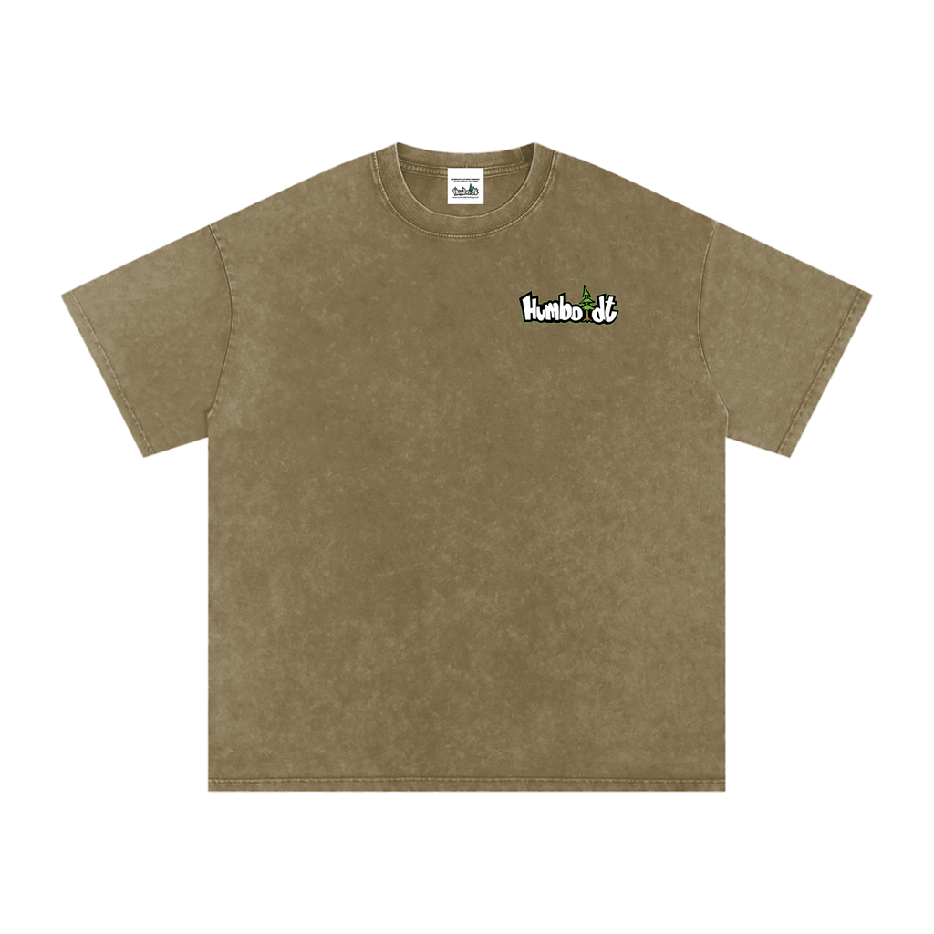 Aloha Humboldt Snow Washed Oversized Cotton TShirt - CUSTOM ORDER
