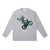 BMX Rider Essential Crewneck Long-Sleeve TShirt - CUSTOM ORDER
