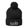 Treelogo Outline Pom Foldup Beanie
