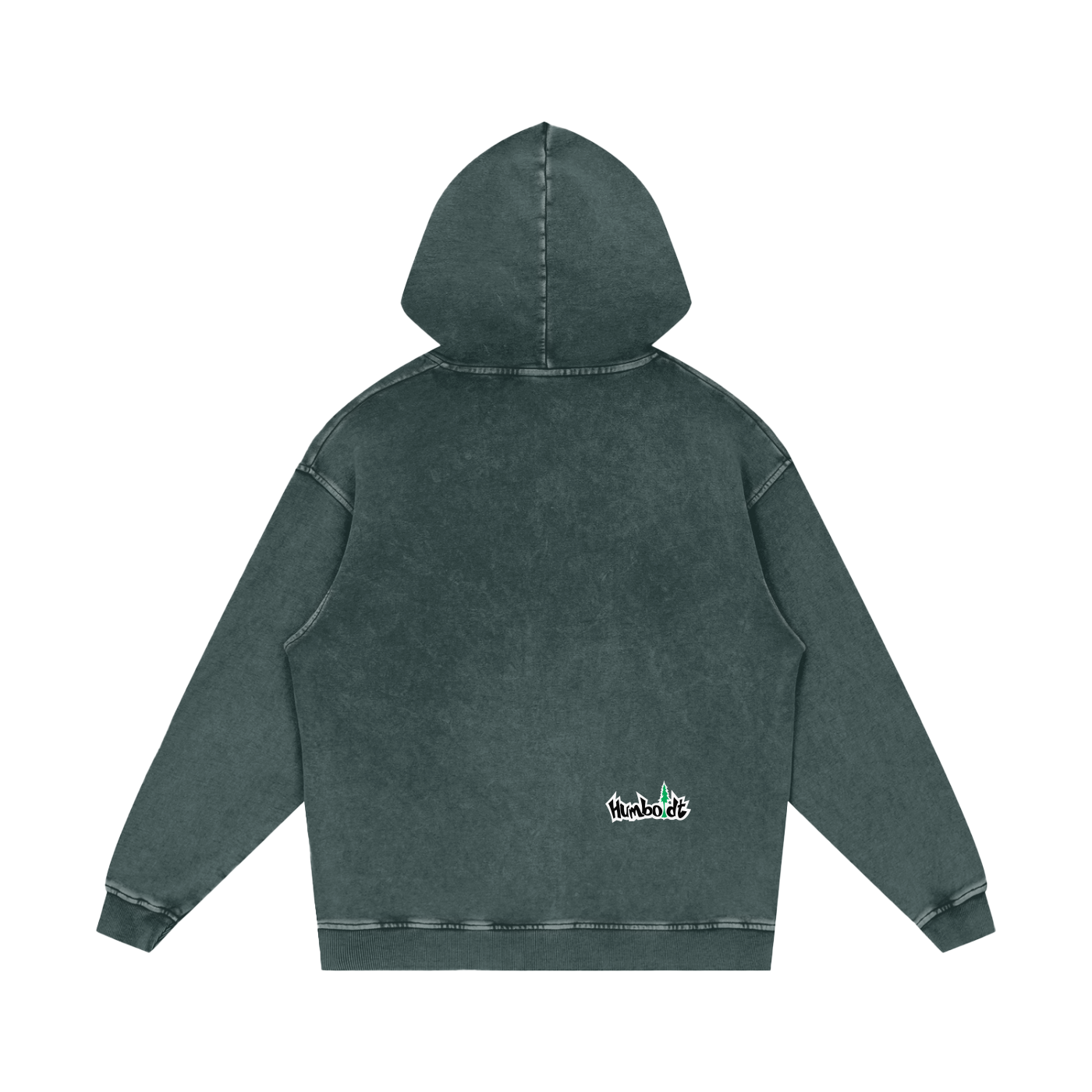Hearts and Dagger Snow Washed Loose Cotton Pullover Hoodie - CUSTOM ORDER