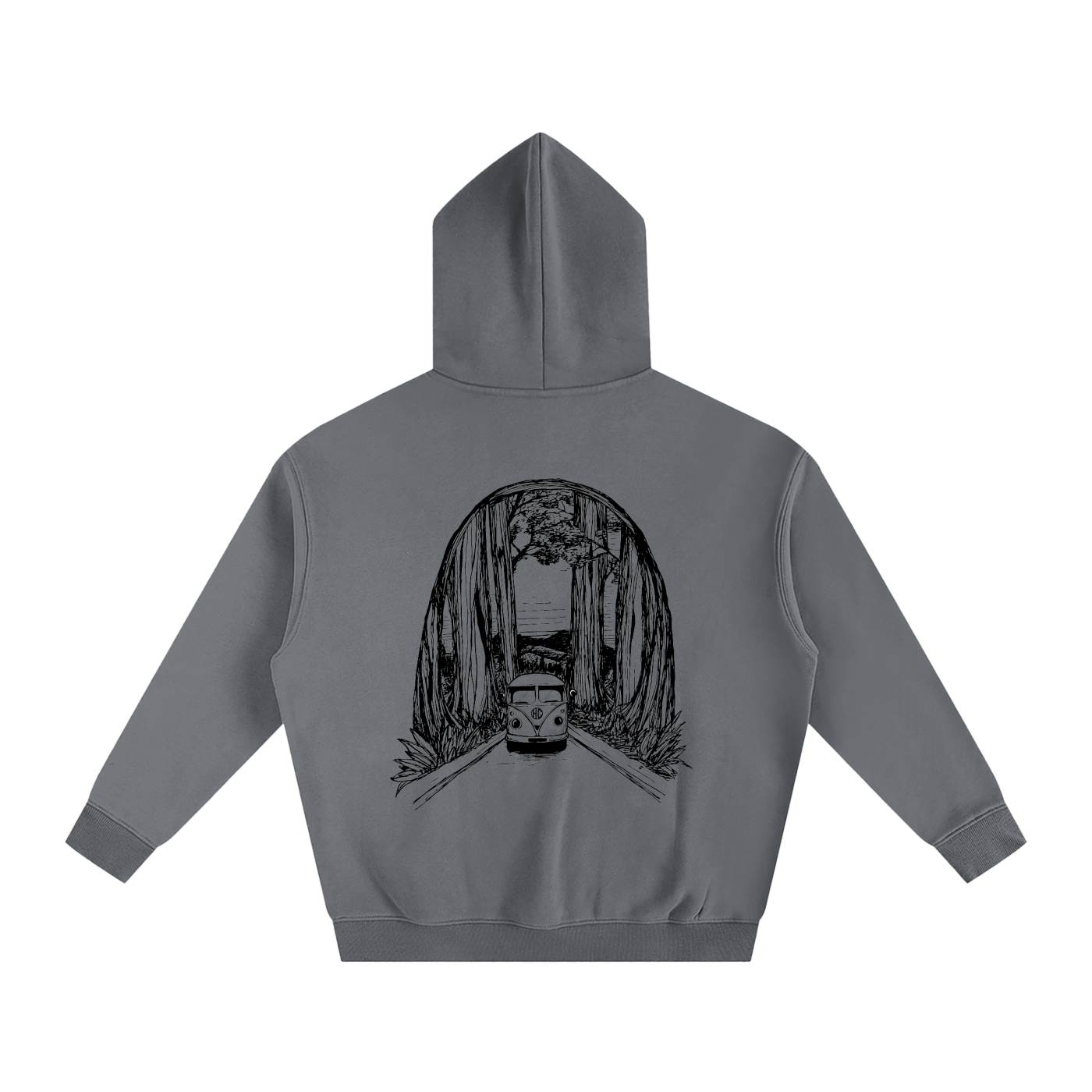 V Dub Oversize Fleeced Hoodie-CUSTOM ORDER