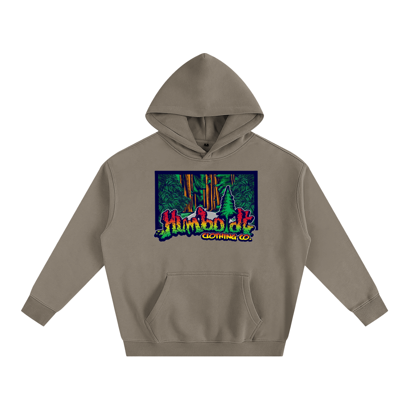 Rasta Forest Oversize Fleeced Hoodie-CUSTOM ORDER