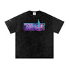 Spaced Out Snow Washed Oversized Cotton TShirt - CUSTOM ORDER