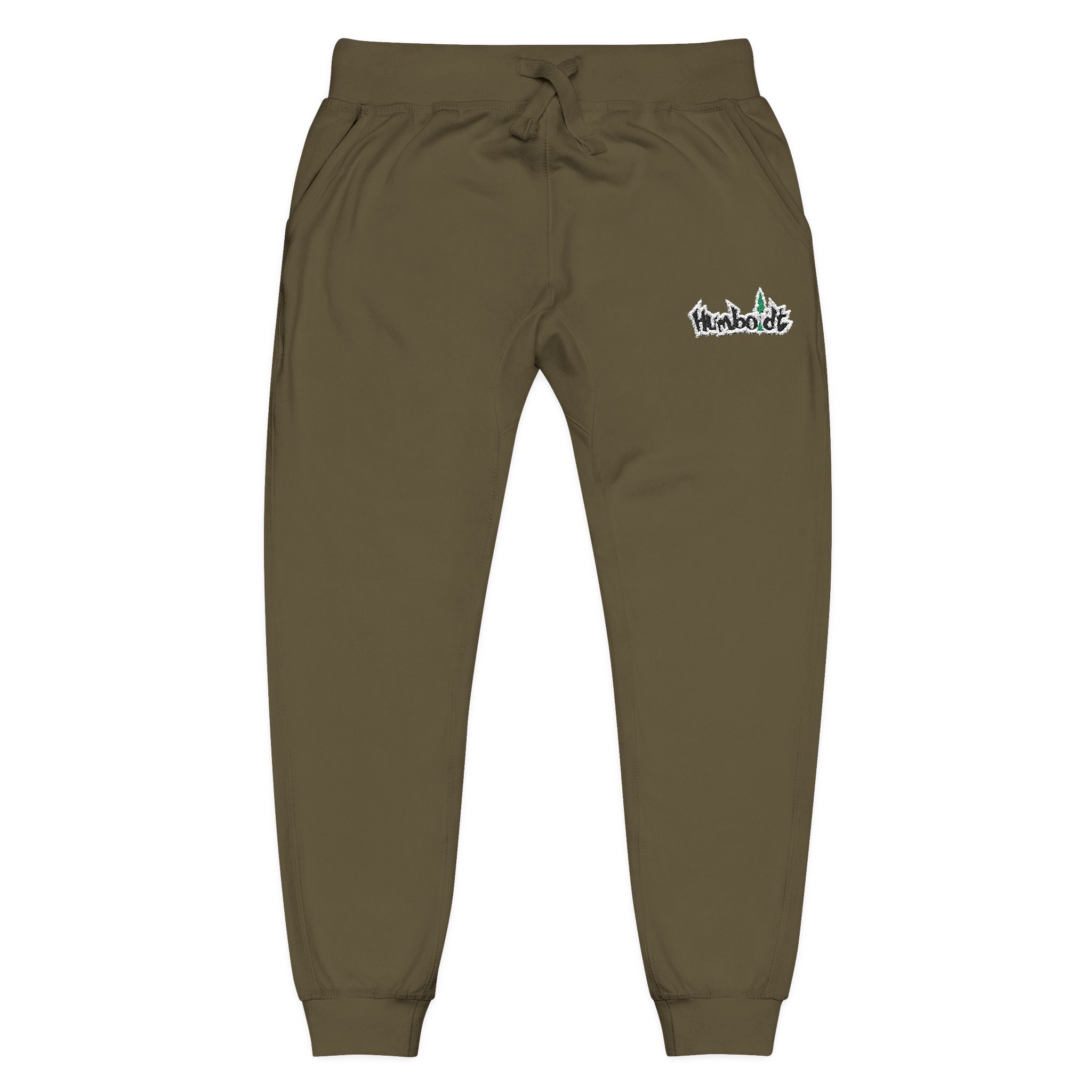 Treelogo Outline Embroidered Unisex Fleece Sweatpants