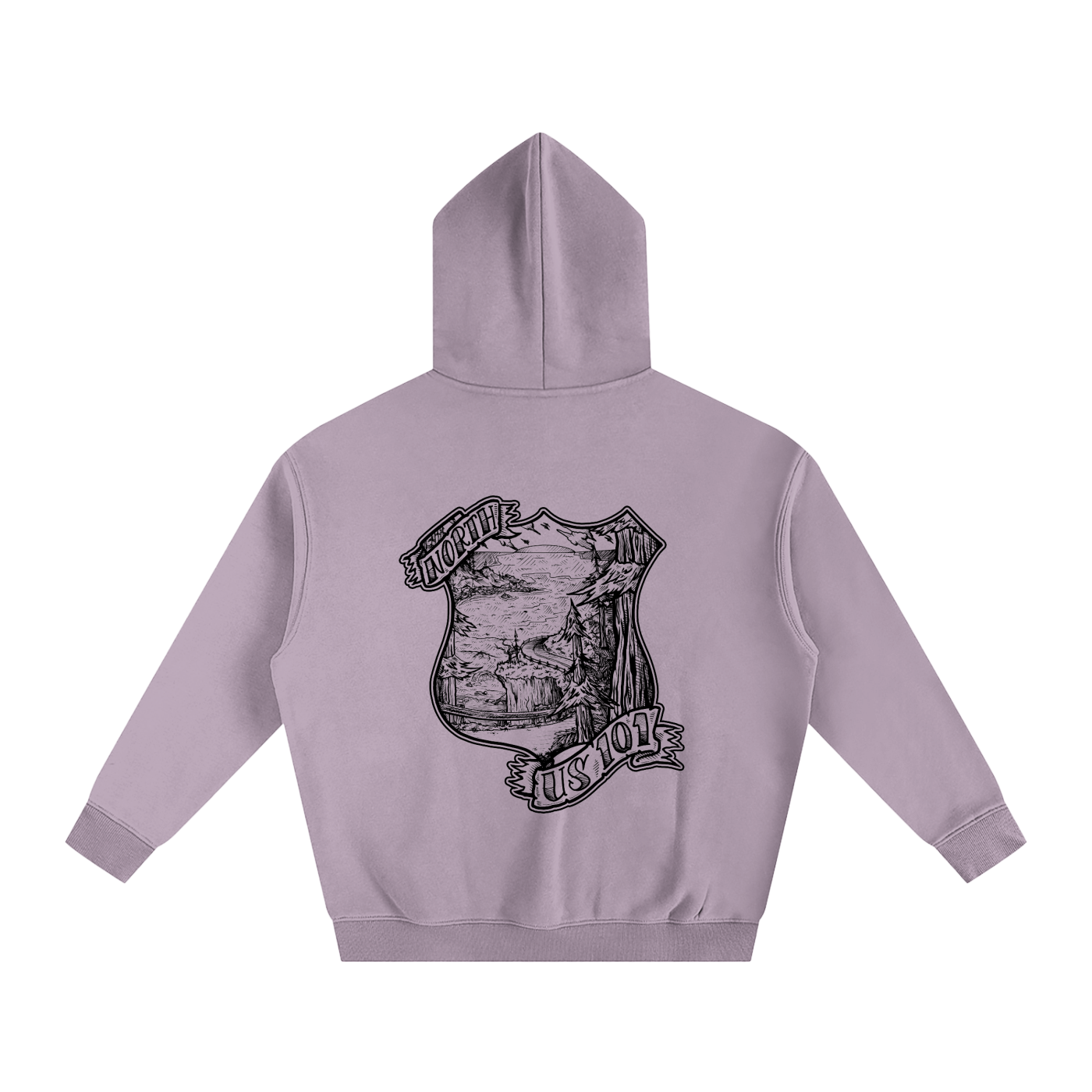 101 North Oversize Fleeced Hoodie-CUSTOM ORDER