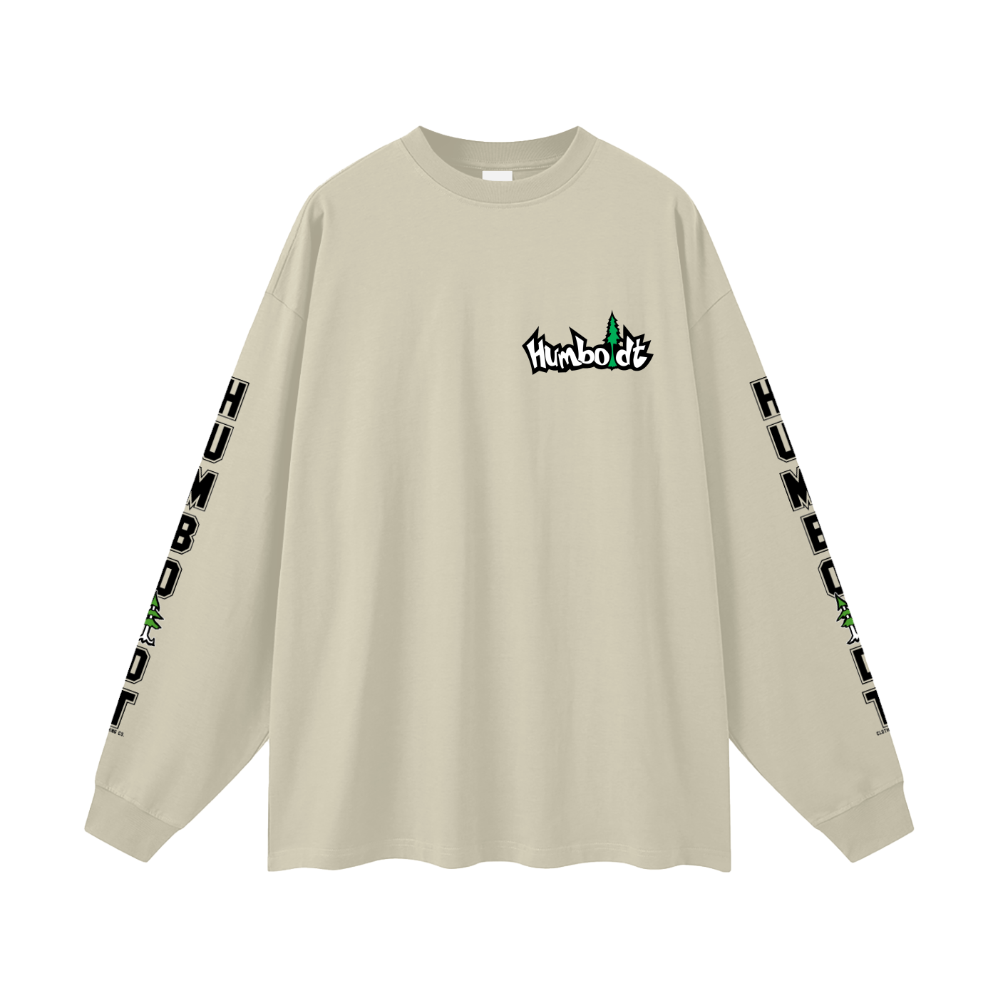 Collegiate Oversized Unisex Long Sleeve Tshirt - CUSTOM ORDER
