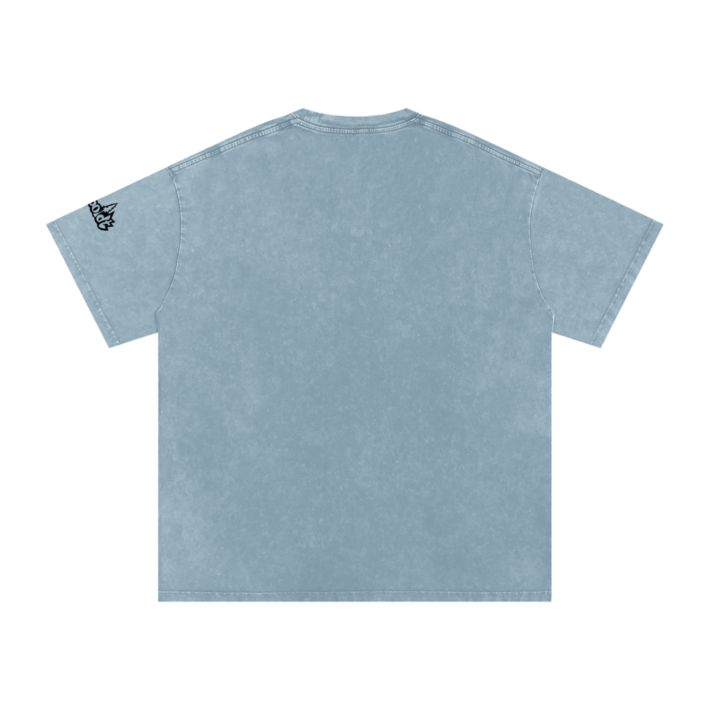 Highway 36 Snow Washed Oversized Cotton TShirt Black Ink Colorway - CUSTOM ORDER