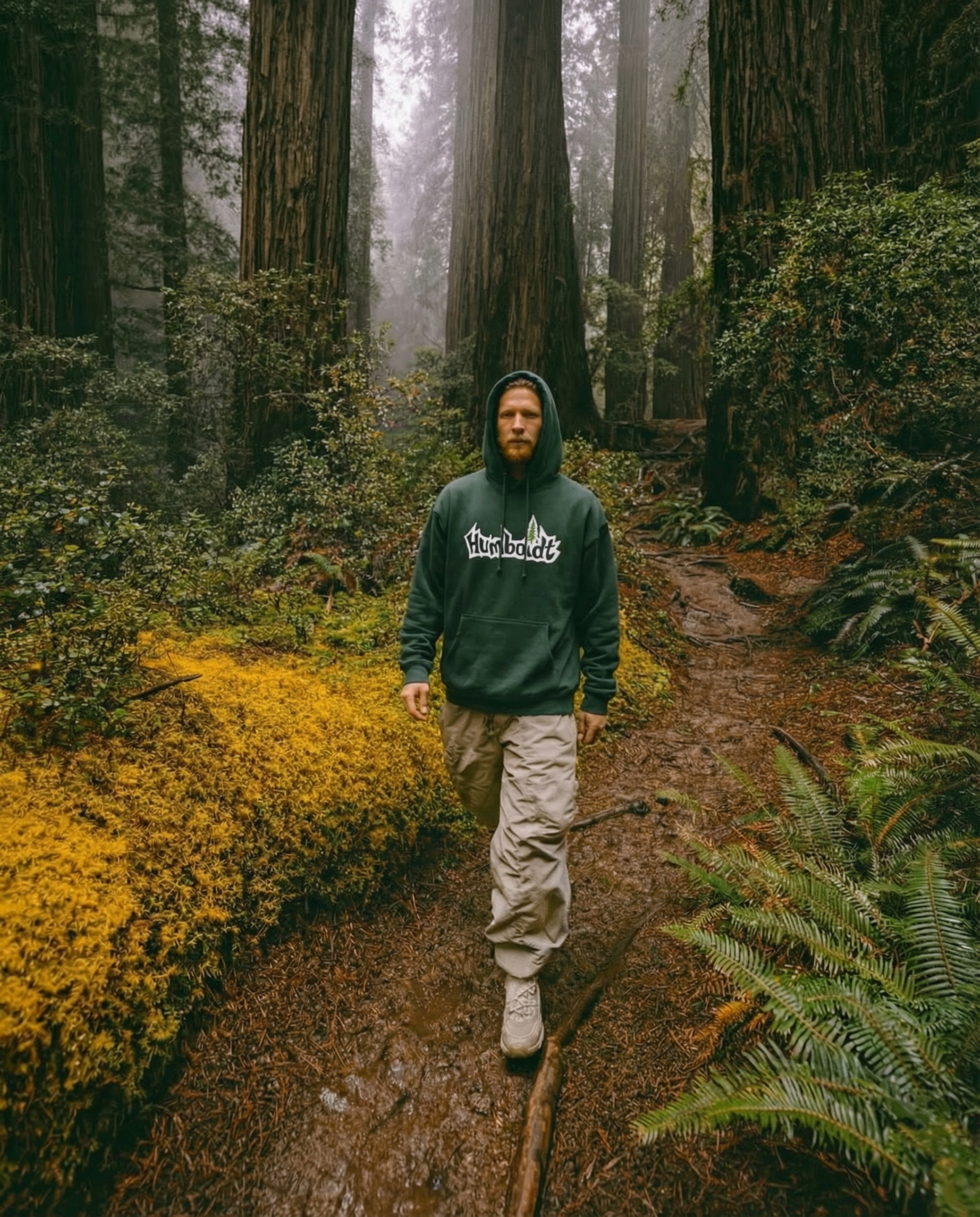 TL Midweight P/O Hoodie Forest Green