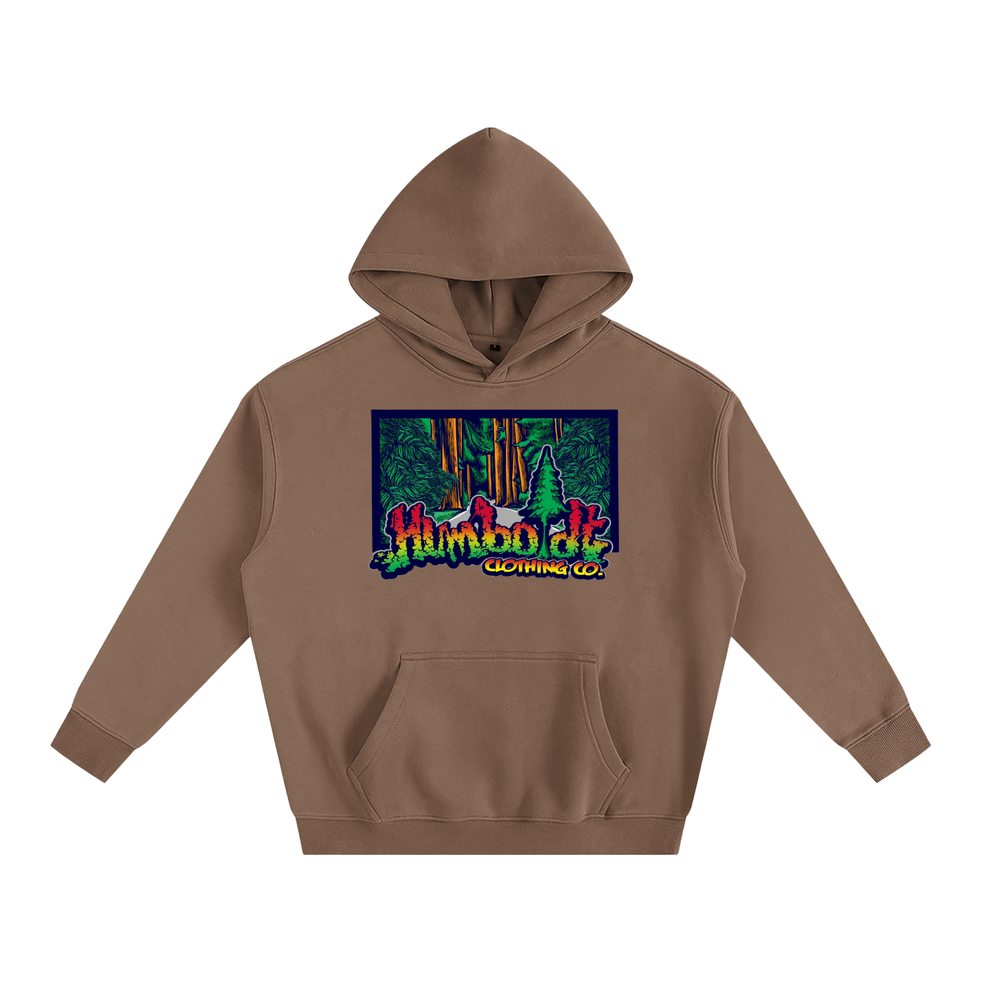 Rasta Forest Oversize Fleeced Hoodie-CUSTOM ORDER
