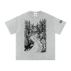Highway 36 Snow Washed Oversized Cotton TShirt Black Ink Colorway - CUSTOM ORDER