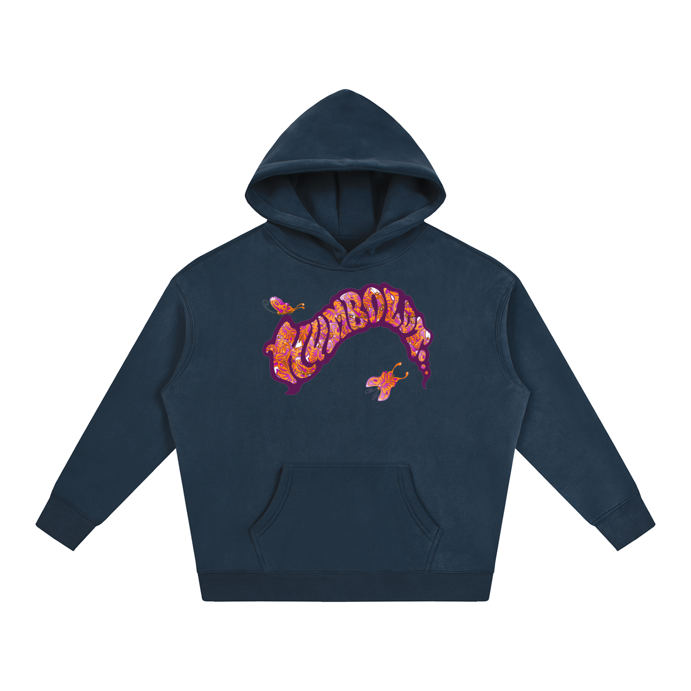 Humboldt Butterfly Oversize Fleeced Pullover Hoodie - CUSTOM ORDER