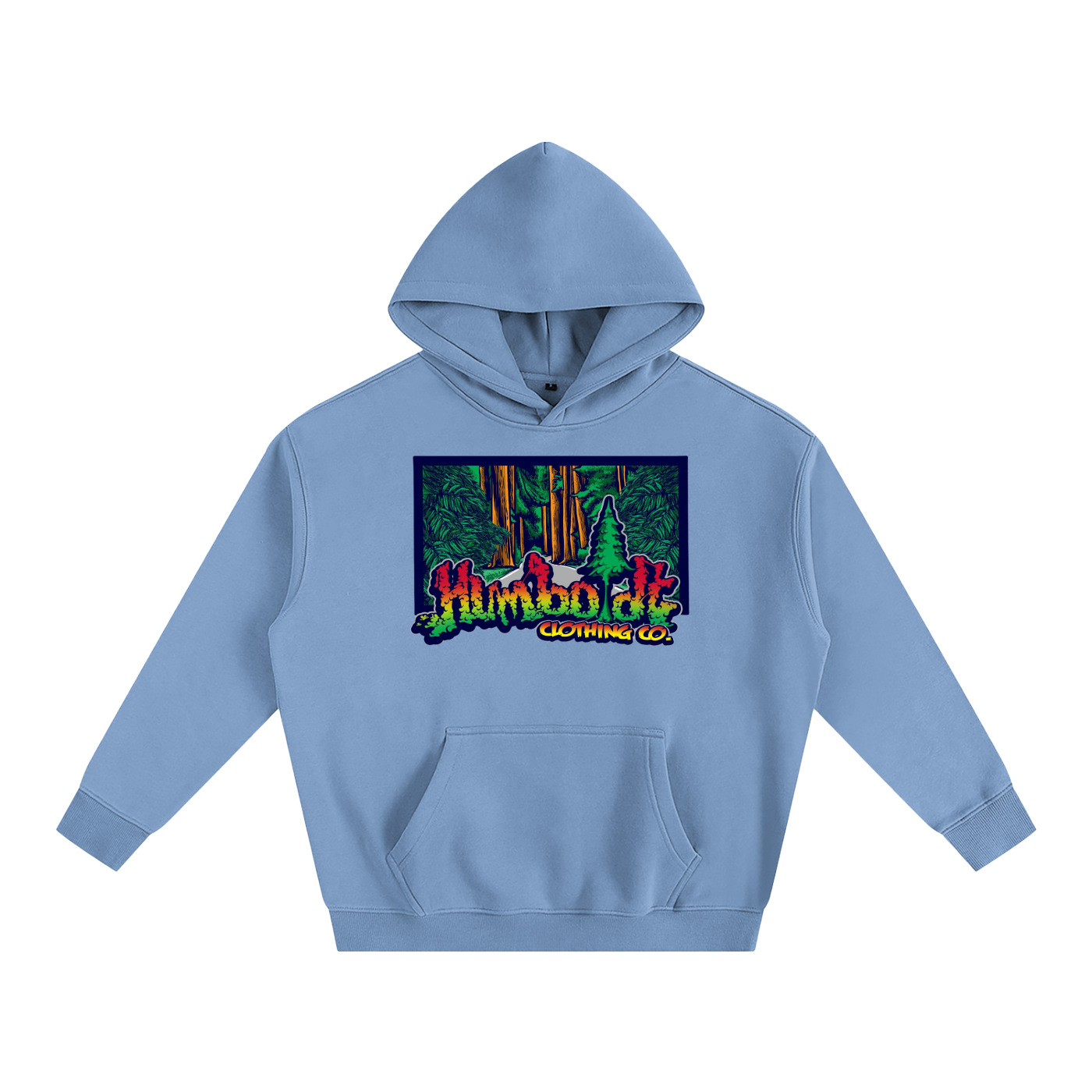 Rasta Forest Oversize Fleeced Hoodie-CUSTOM ORDER