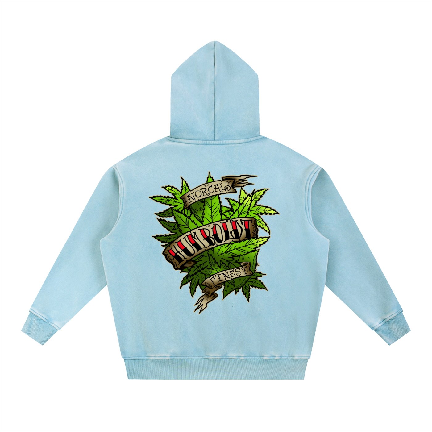 Norcals Finest Snow Wash Fleece Oversize Hoodie-CUSTOM ORDER