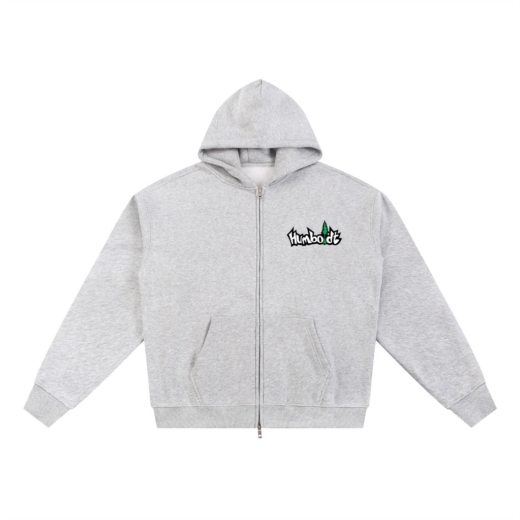 Treelogo Essential Fleece Zip-Through Hoodie-CUSTOM ORDER