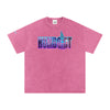 Spaced Out Snow Washed Oversized Cotton TShirt - CUSTOM ORDER